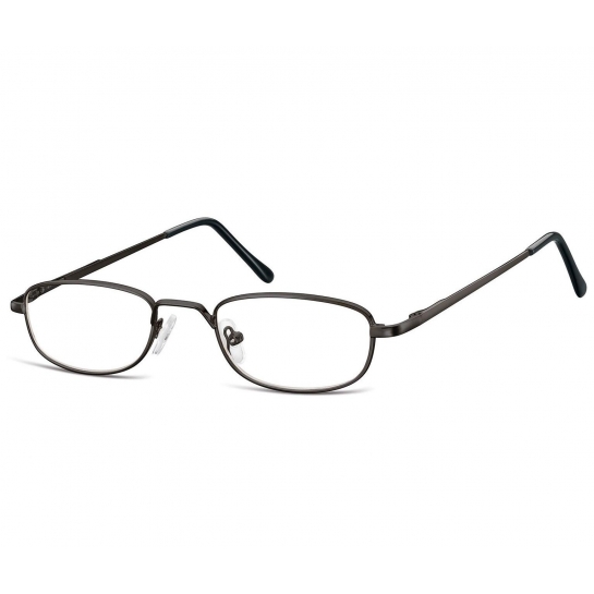 Oprawki korekcyjne zerówki okulary metalowe z uchwytem 784B czarne